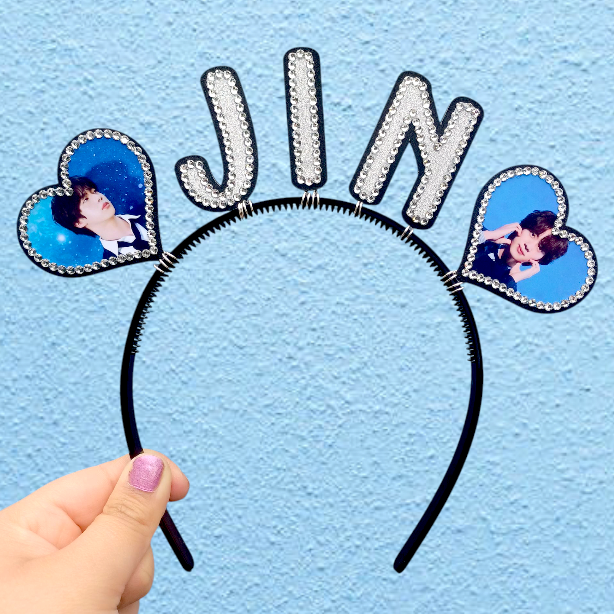 CUSTOM KPOP Bias Name Concert Headband Banner