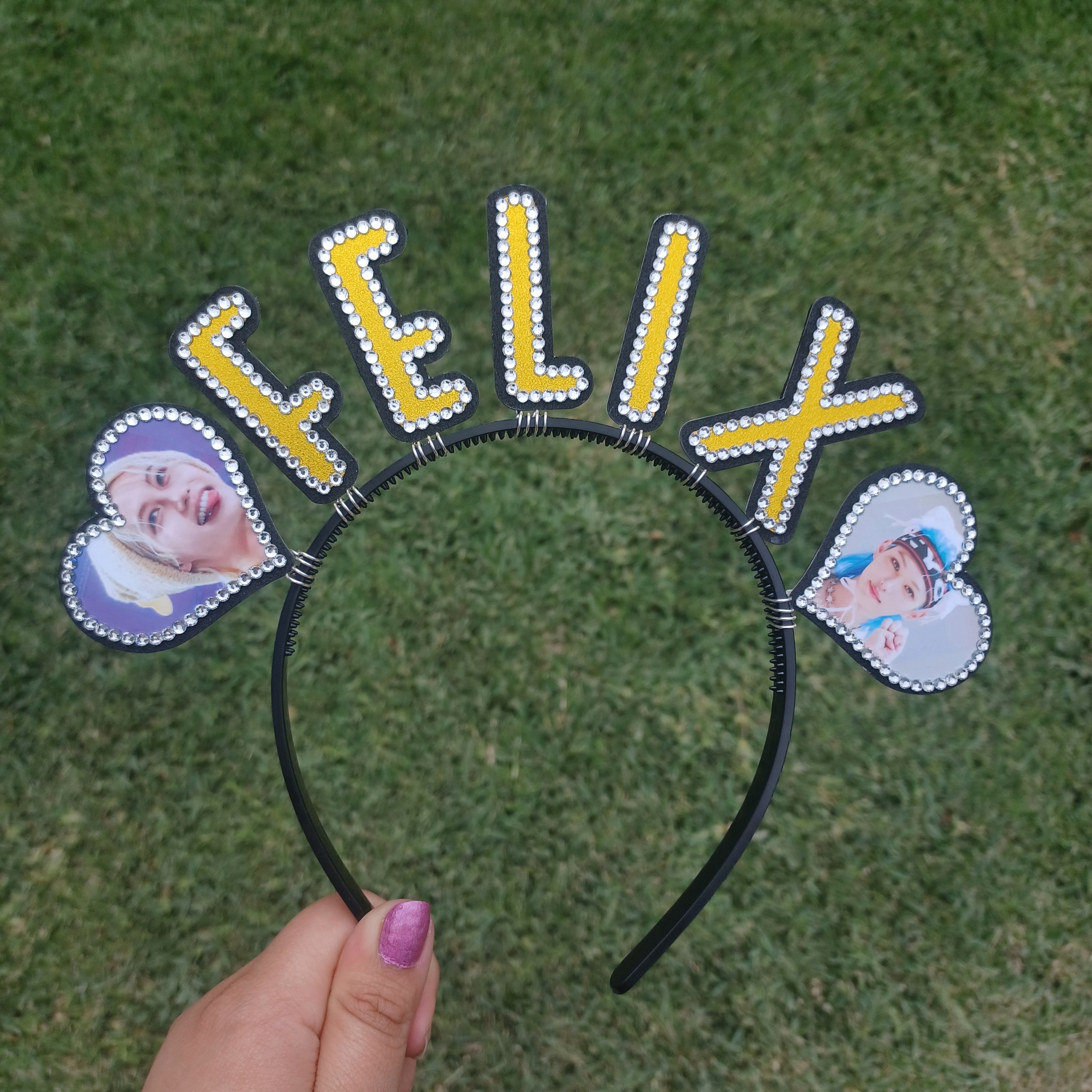 CUSTOM KPOP Bias Name Concert Headband Banner