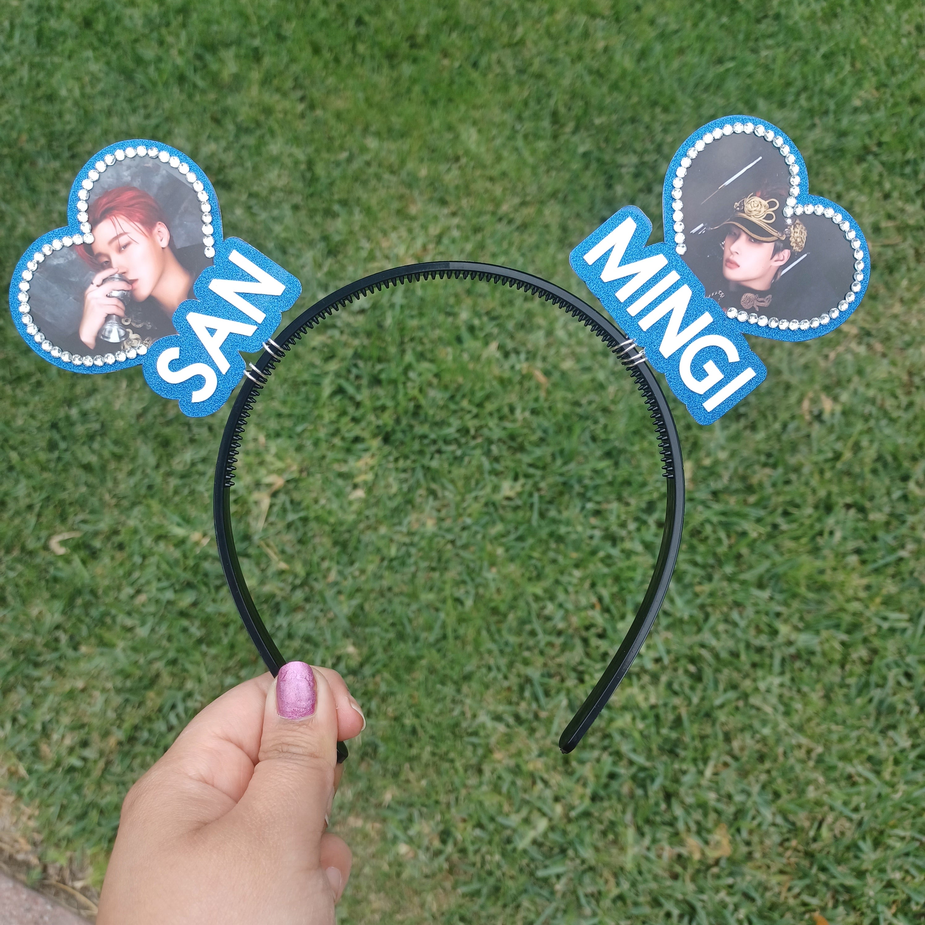 2 Heart Multi Bias KPOP Heart Headband
