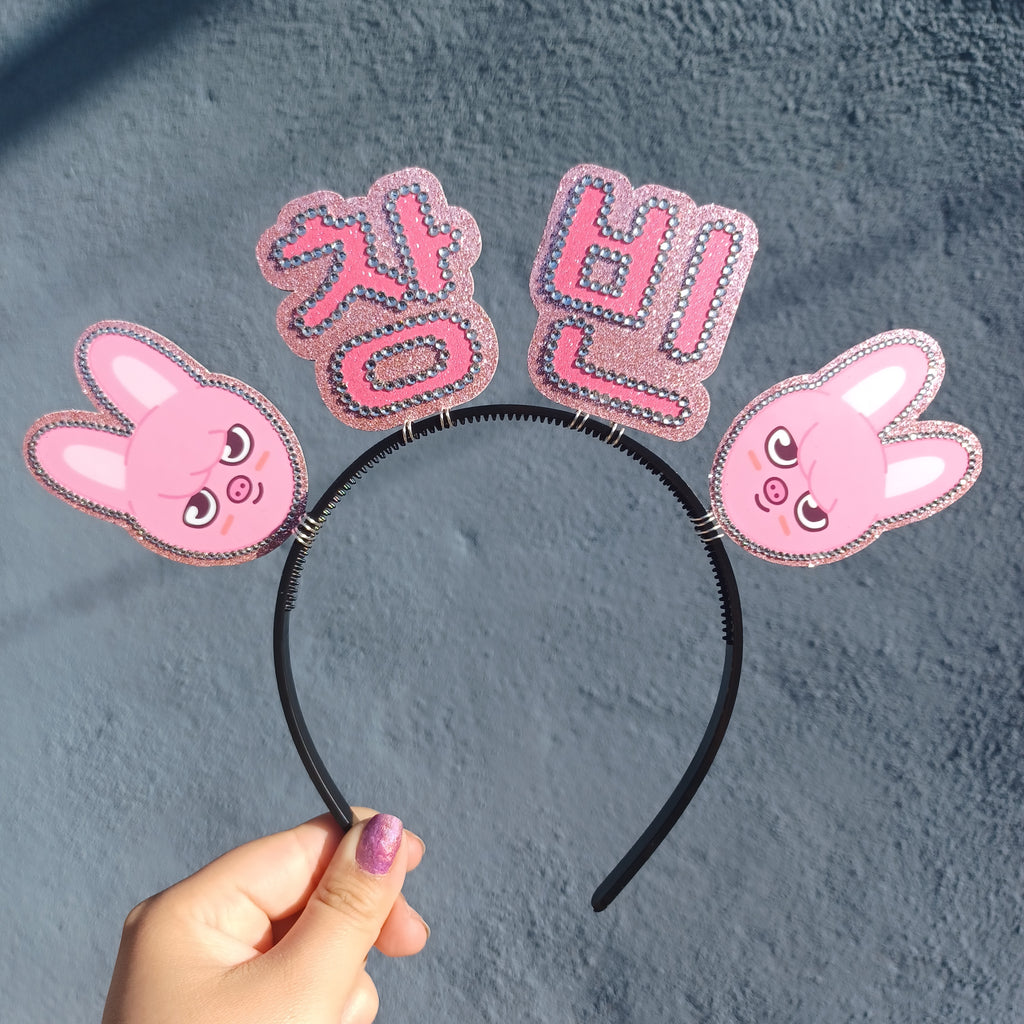 Custom Korean Name Headband with Characters