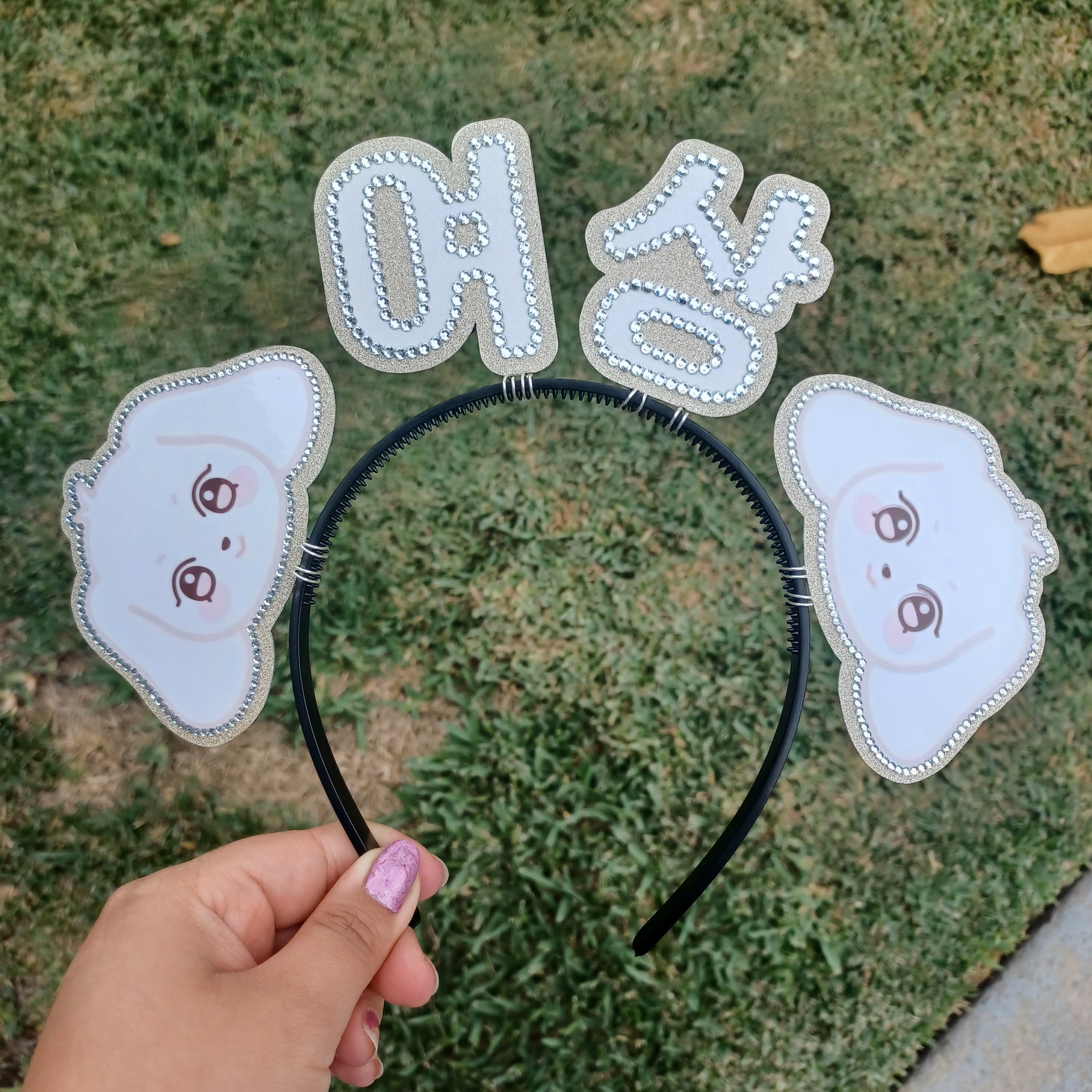 Custom Korean Name Headband with Characters