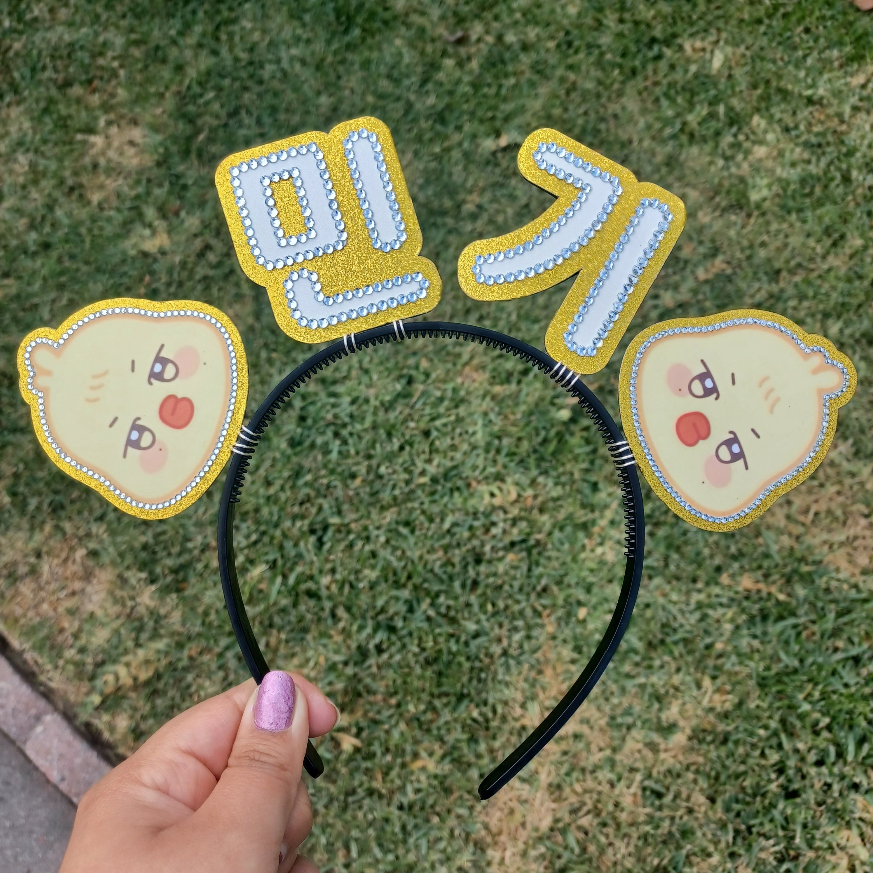 Custom Korean Name Headband with Characters
