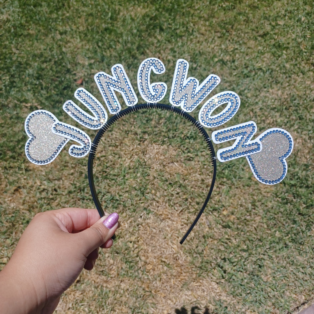 Custom Name Headband with Hearts