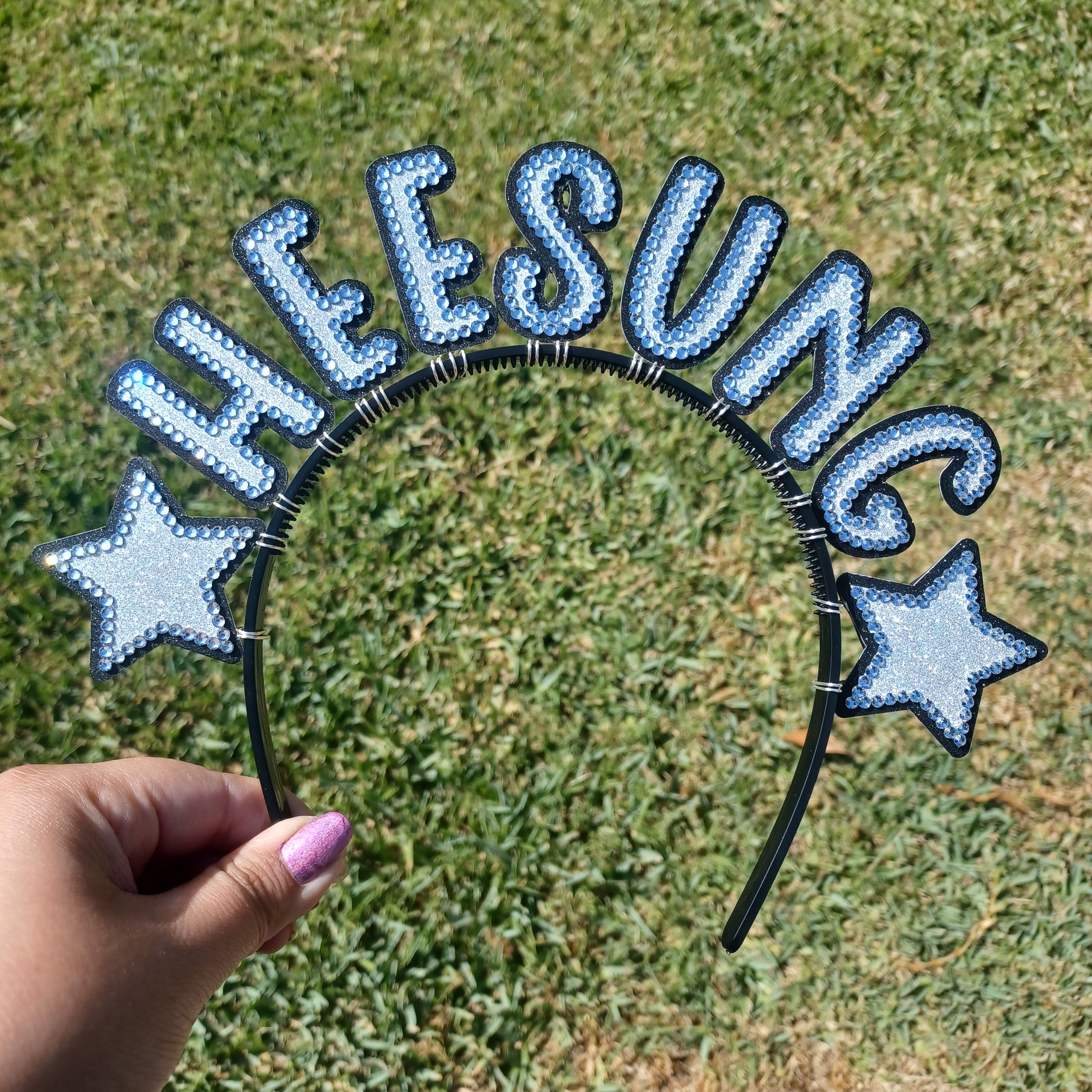 Custom Name Headband with Stars