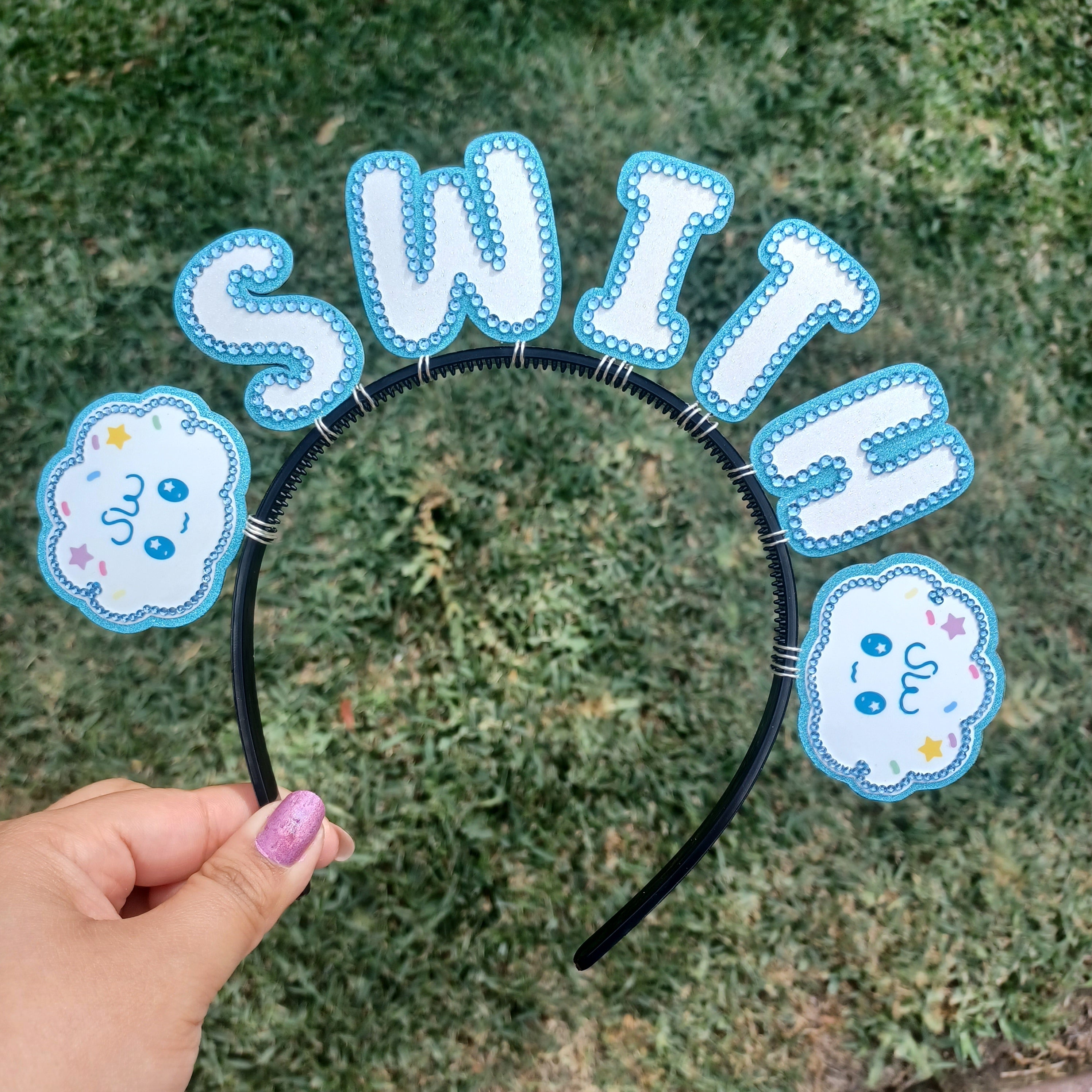 Custom Name Headband with Custom Decoration