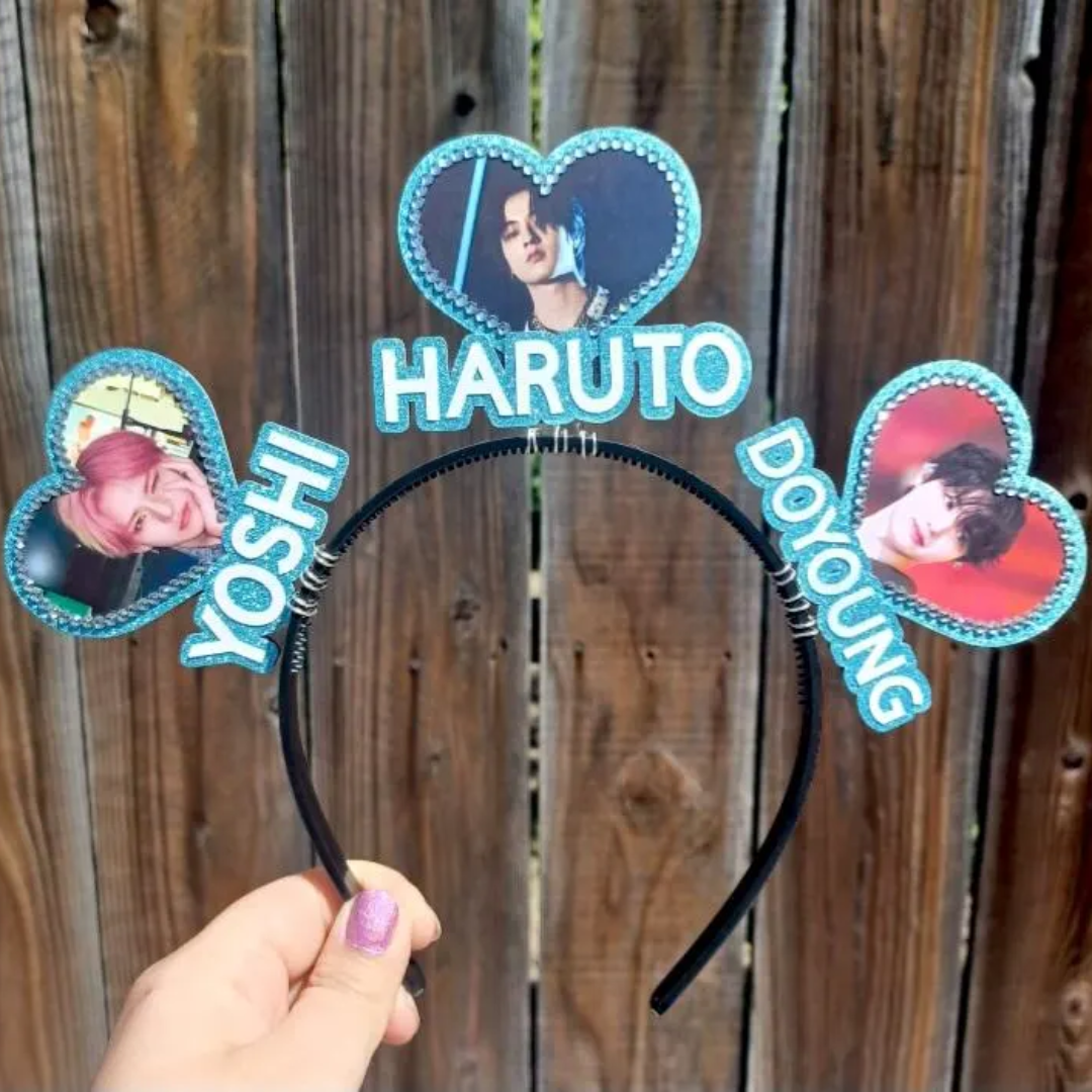 Treasure Multi Bias Heart Headband