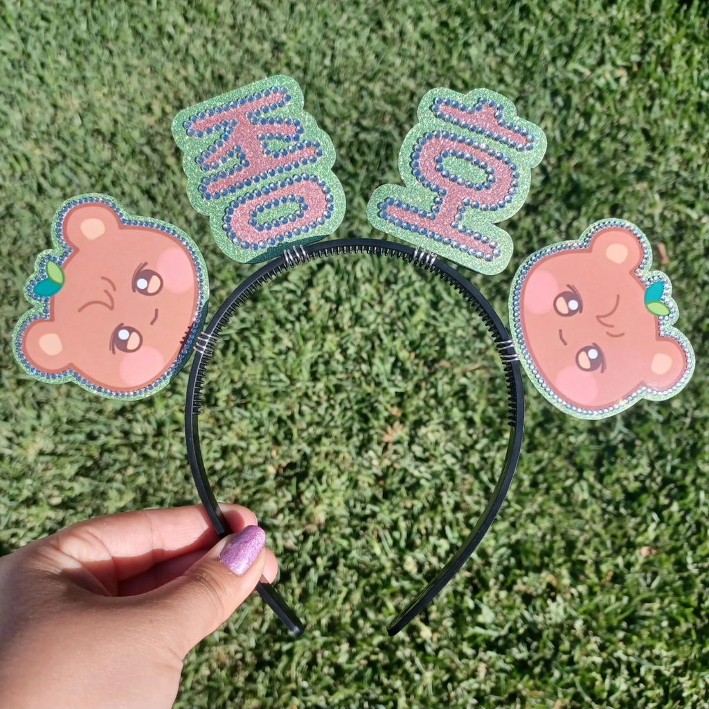 Custom Korean Name Headband with Characters