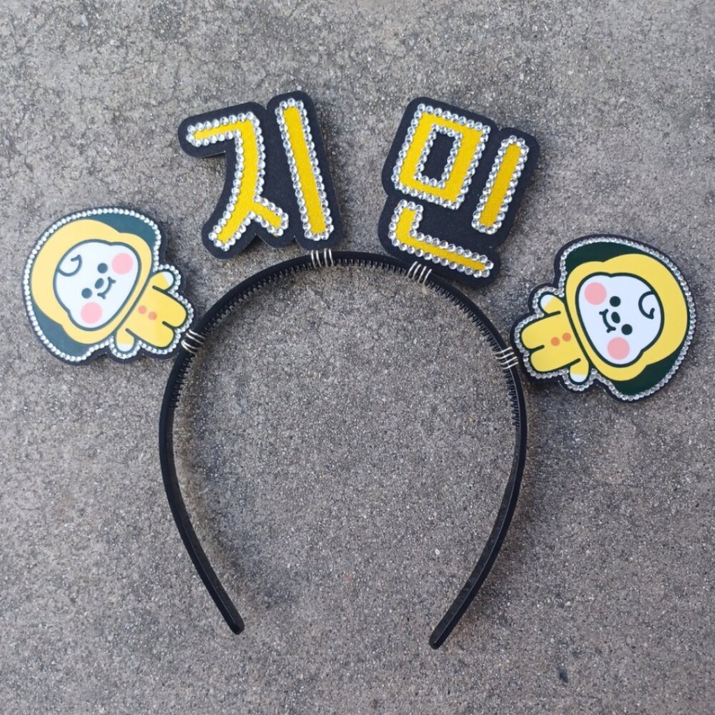 Custom Korean Name Headband with Characters