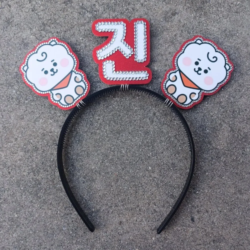 Custom Korean Name Headband with Characters