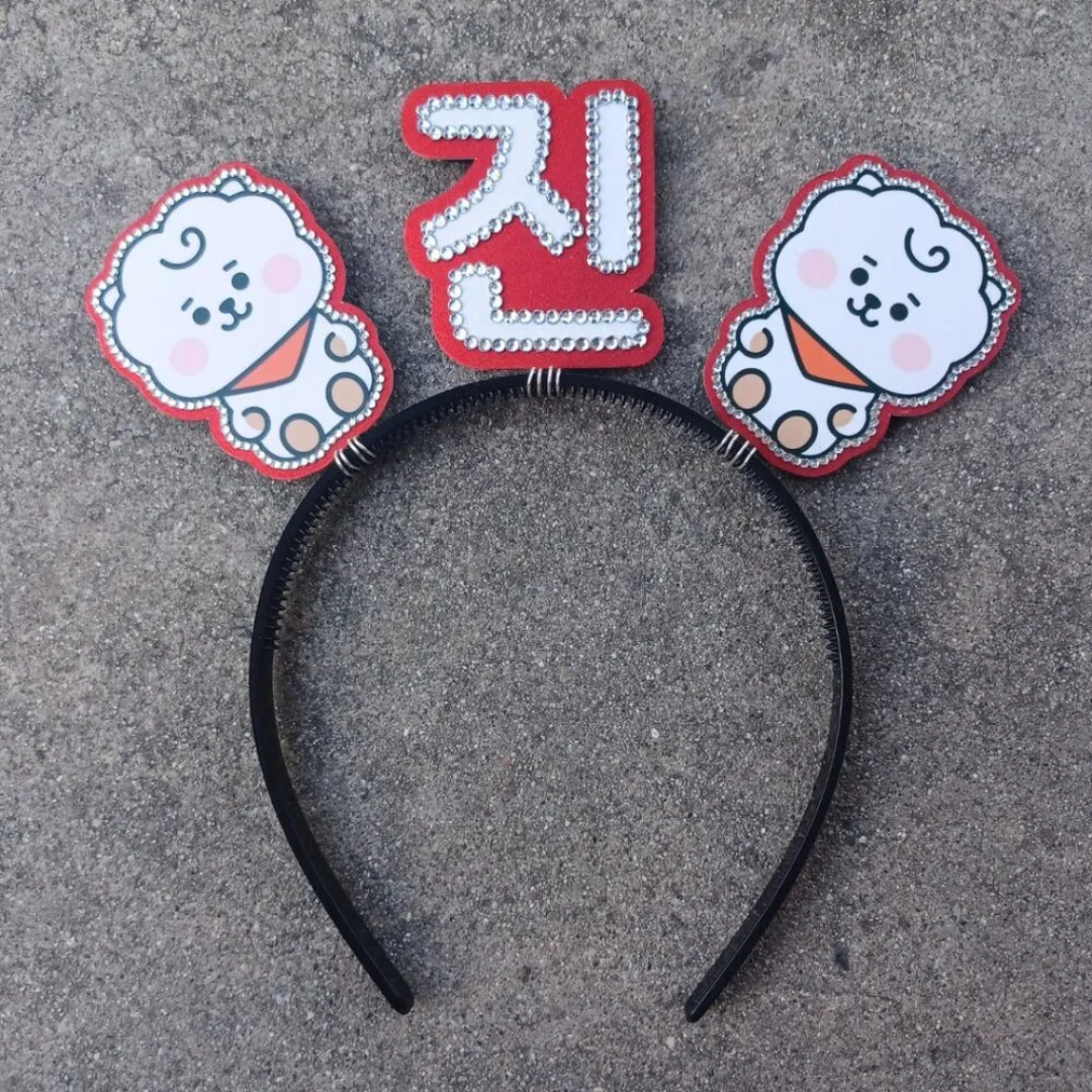 Custom Korean Name Headband with Characters