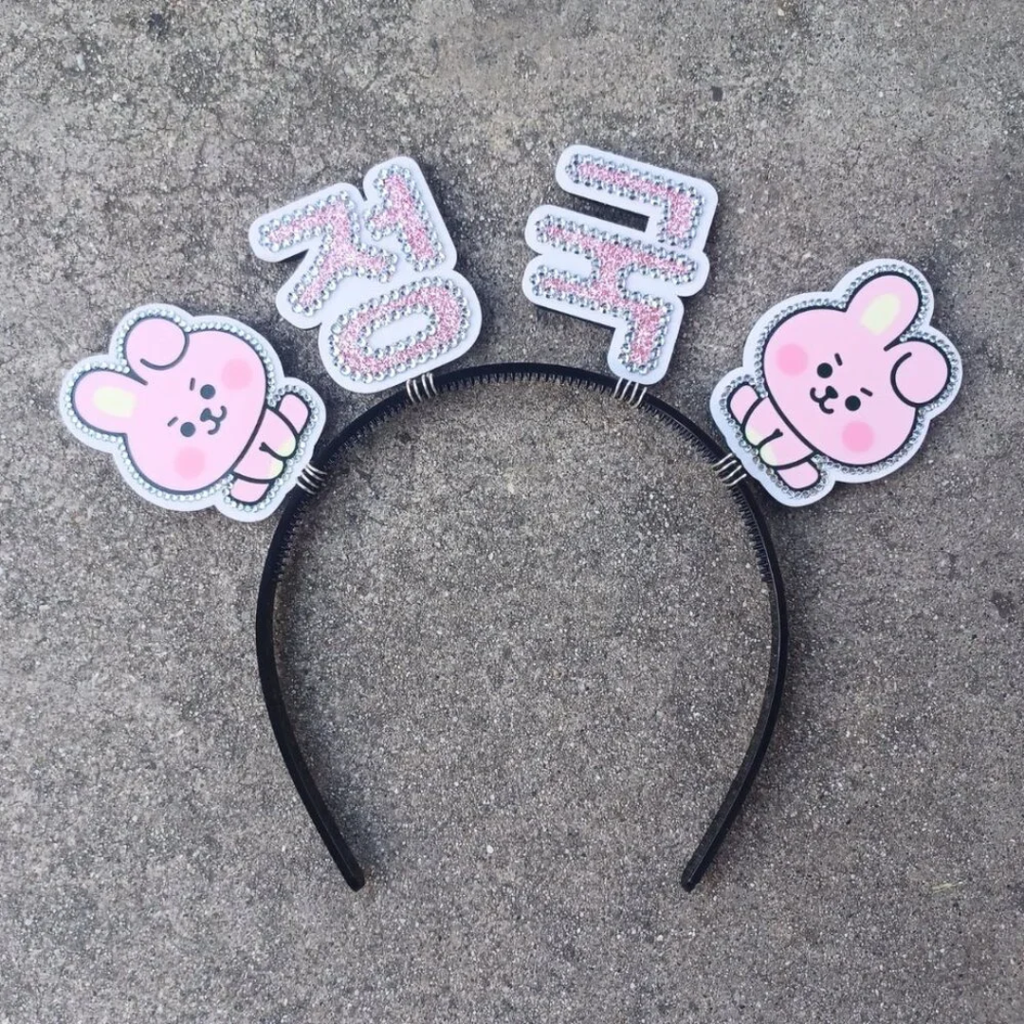 Custom Korean Name Headband with Characters