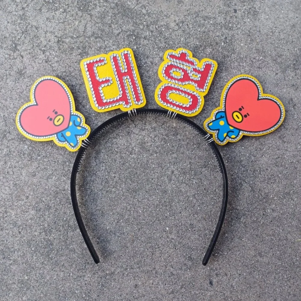 Custom Korean Name Headband with Characters
