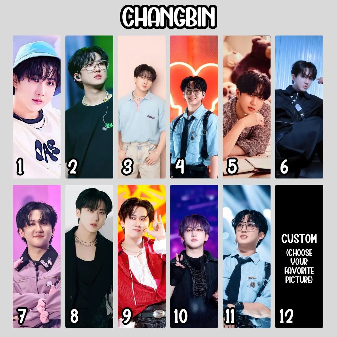 Stray Kids Bookmark Double Sided Photo