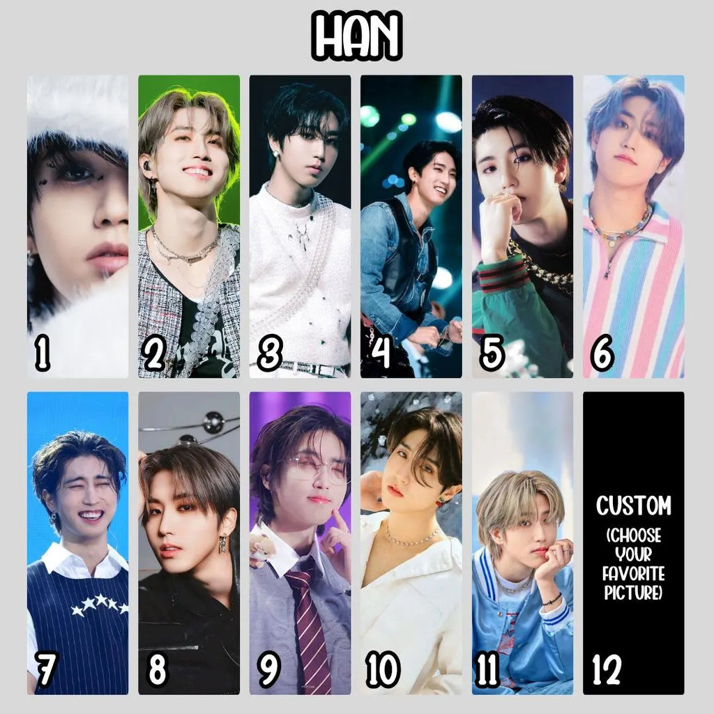 Stray Kids Bookmark Double Sided Photo