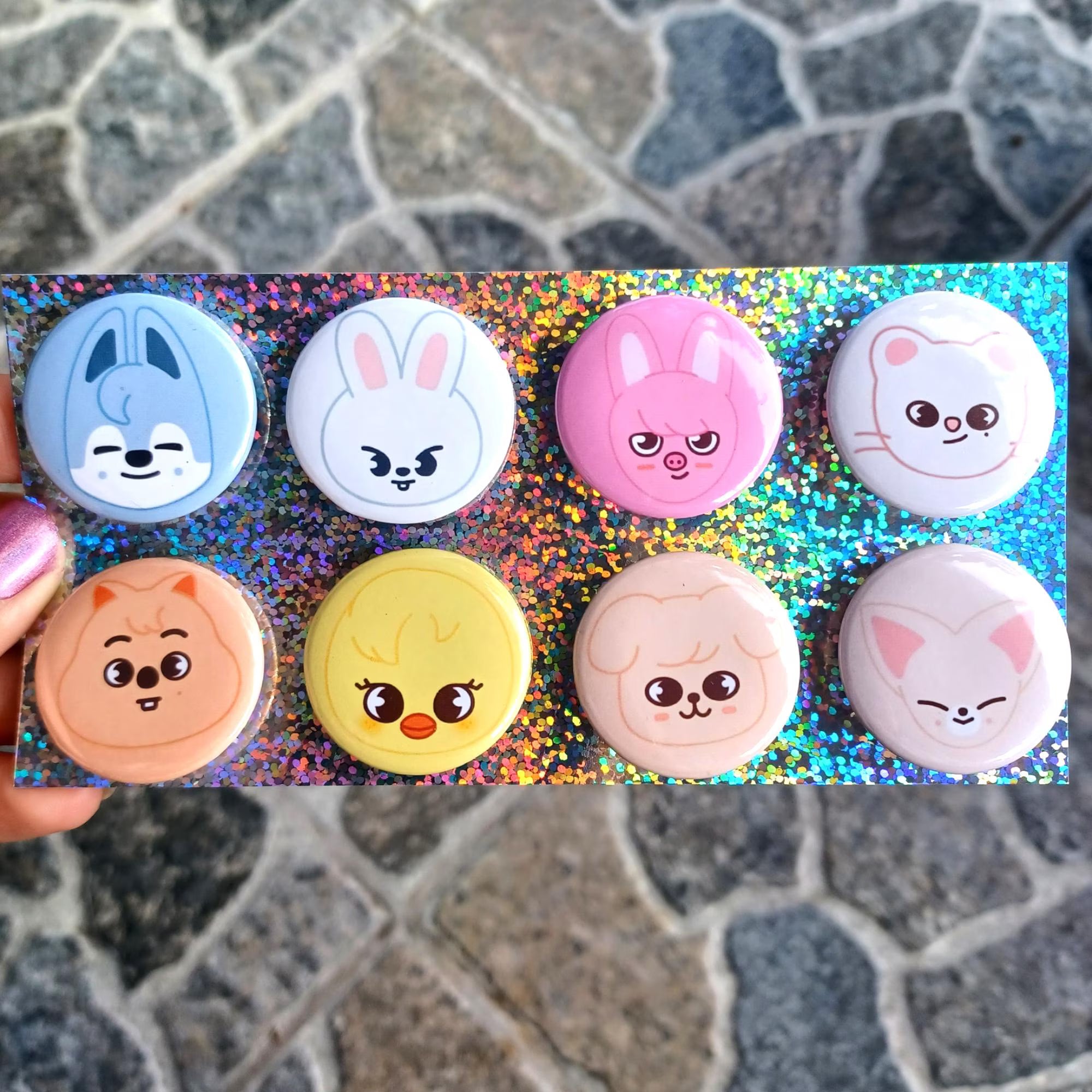 SKZOO Badge Metal Buttons (1.25 Inches)