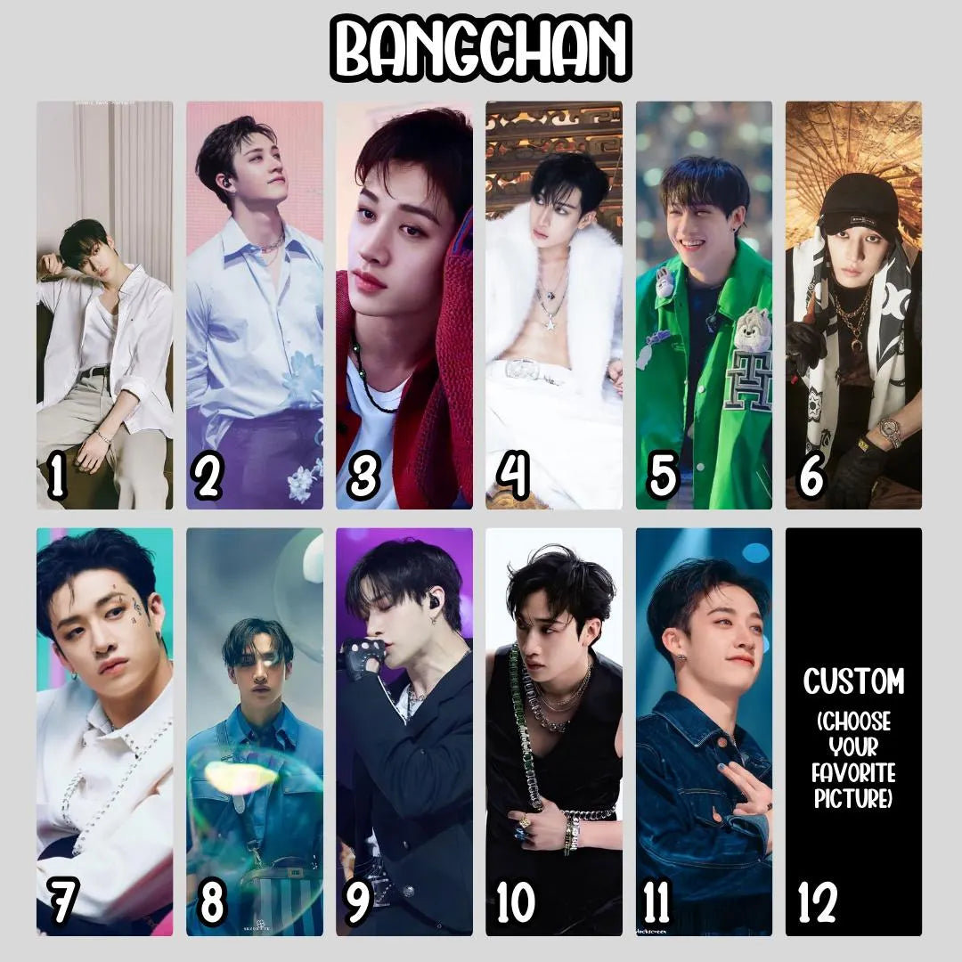 Stray Kids Bookmark Double Sided Photo