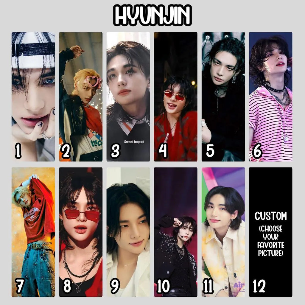 Stray Kids Bookmark Double Sided Photo