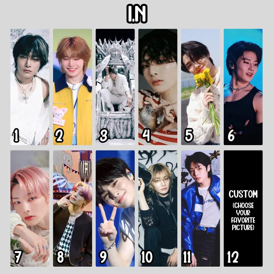Stray Kids Bookmark Double Sided Photo