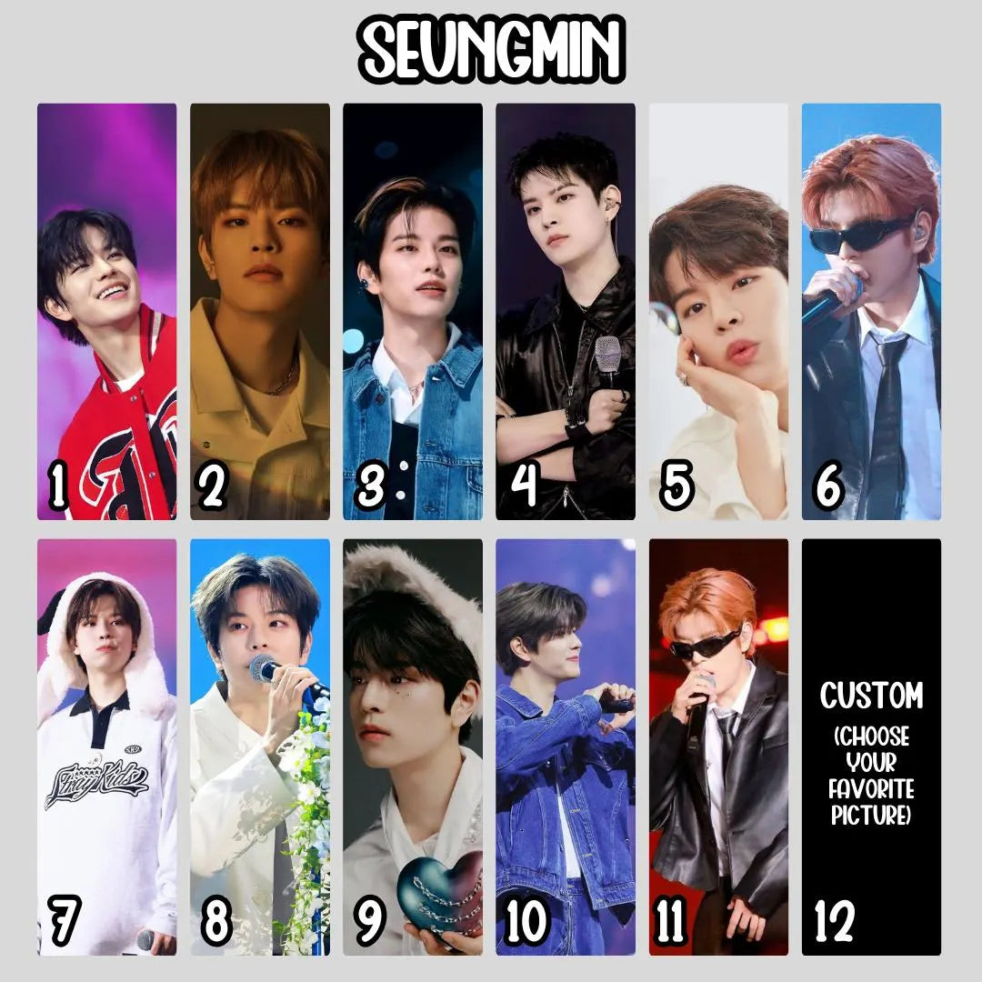 Stray Kids Bookmark Double Sided Photo