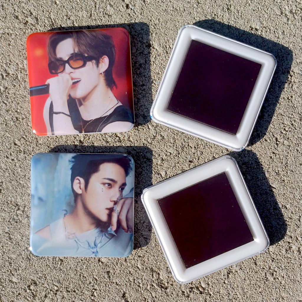 SEVENTEEN Square Magnets 2 Inch Hip Hop Unit