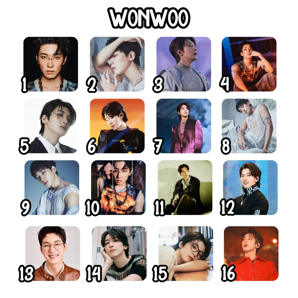 SEVENTEEN Square Magnets 2 Inch Hip Hop Unit