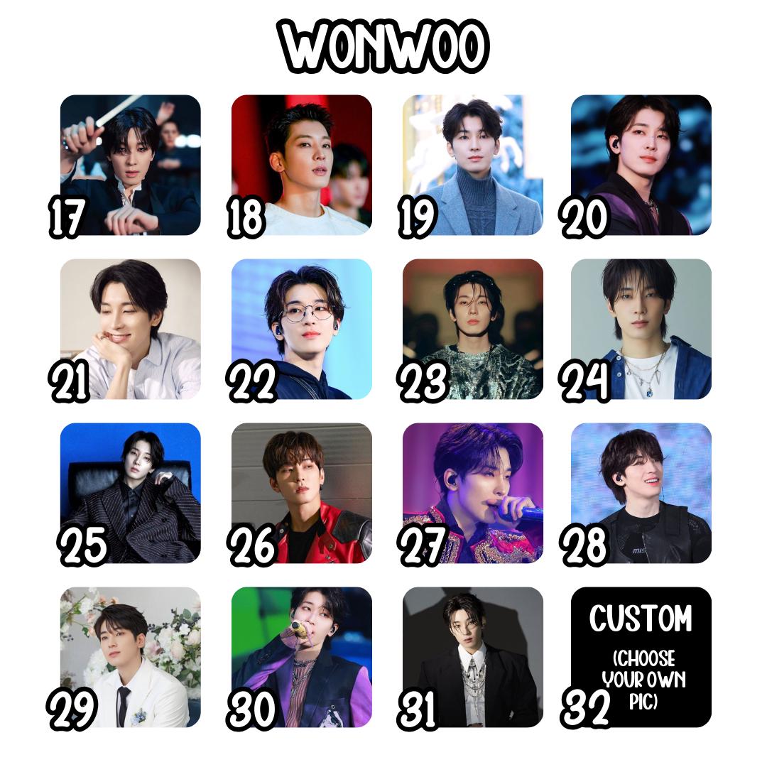 SEVENTEEN Square Magnets 2 Inch Hip Hop Unit