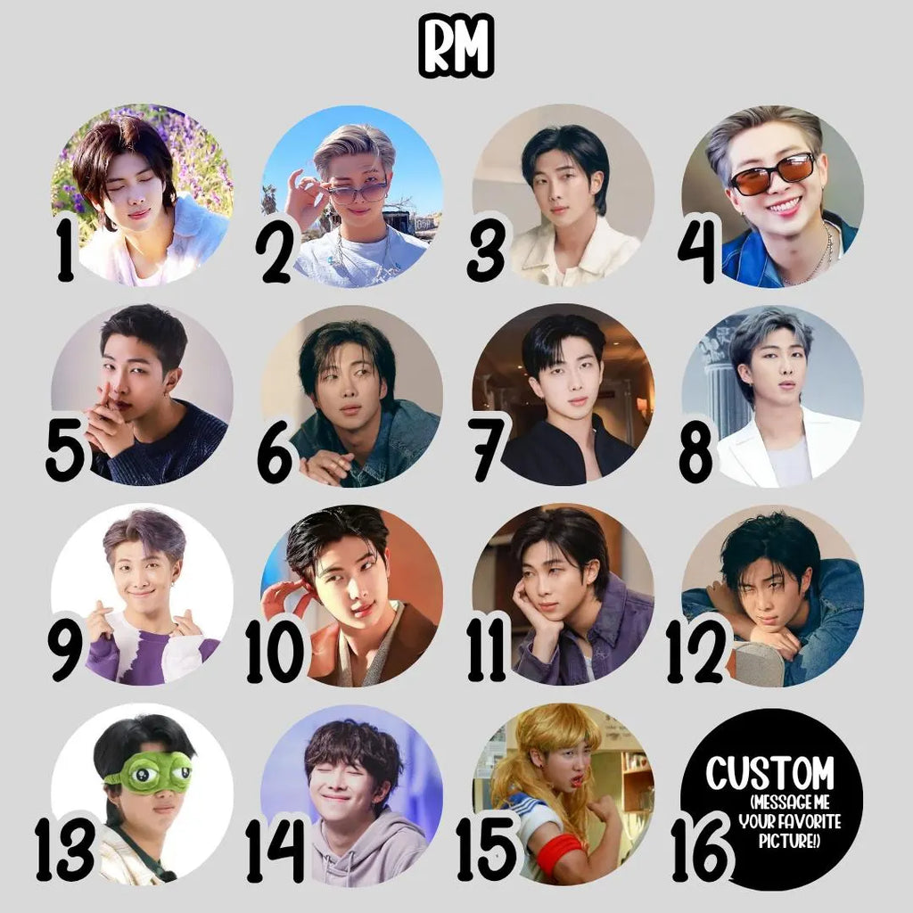 BTS Badge Buttons (1.25 Inches)