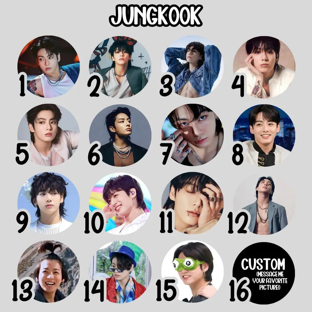 BTS Badge Buttons (1.25 Inches)