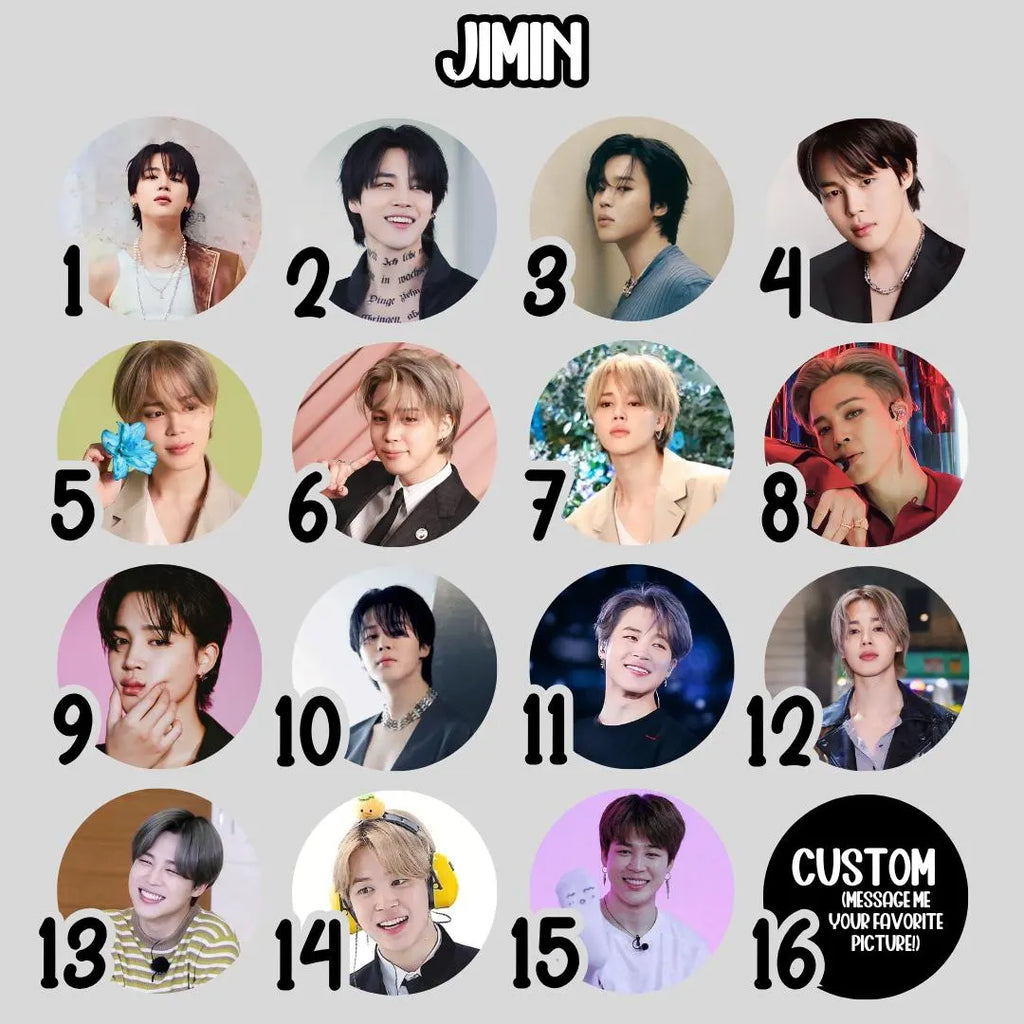 BTS Badge Buttons (1.25 Inches)