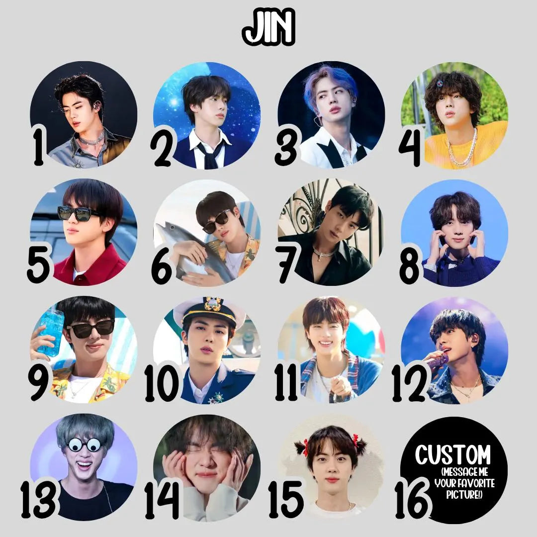 BTS Badge Buttons (1.25 Inches)