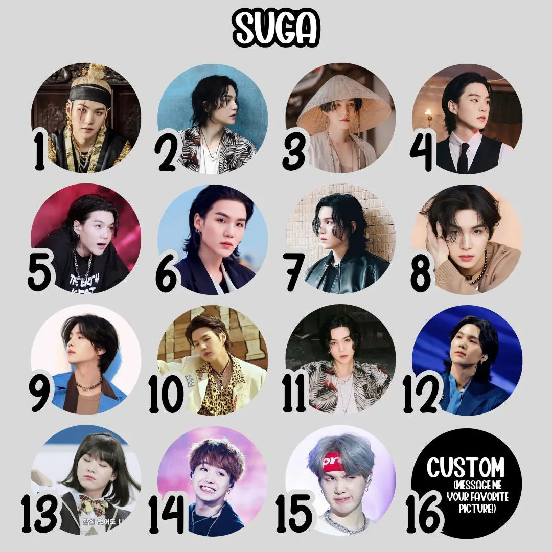 BTS Badge Buttons (1.25 Inches)