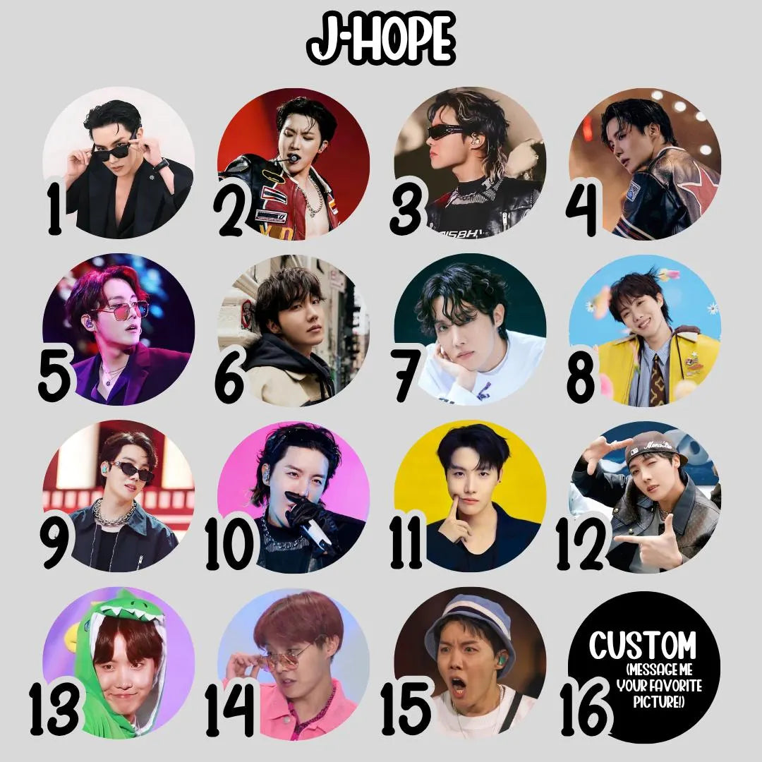 BTS Badge Buttons (1.25 Inches)