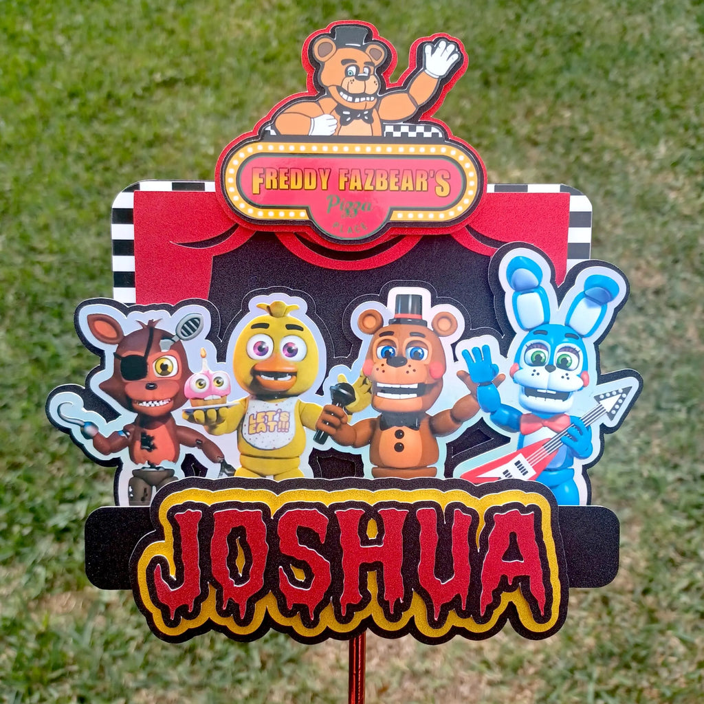 Five Nights At Freddy's Cake Topper