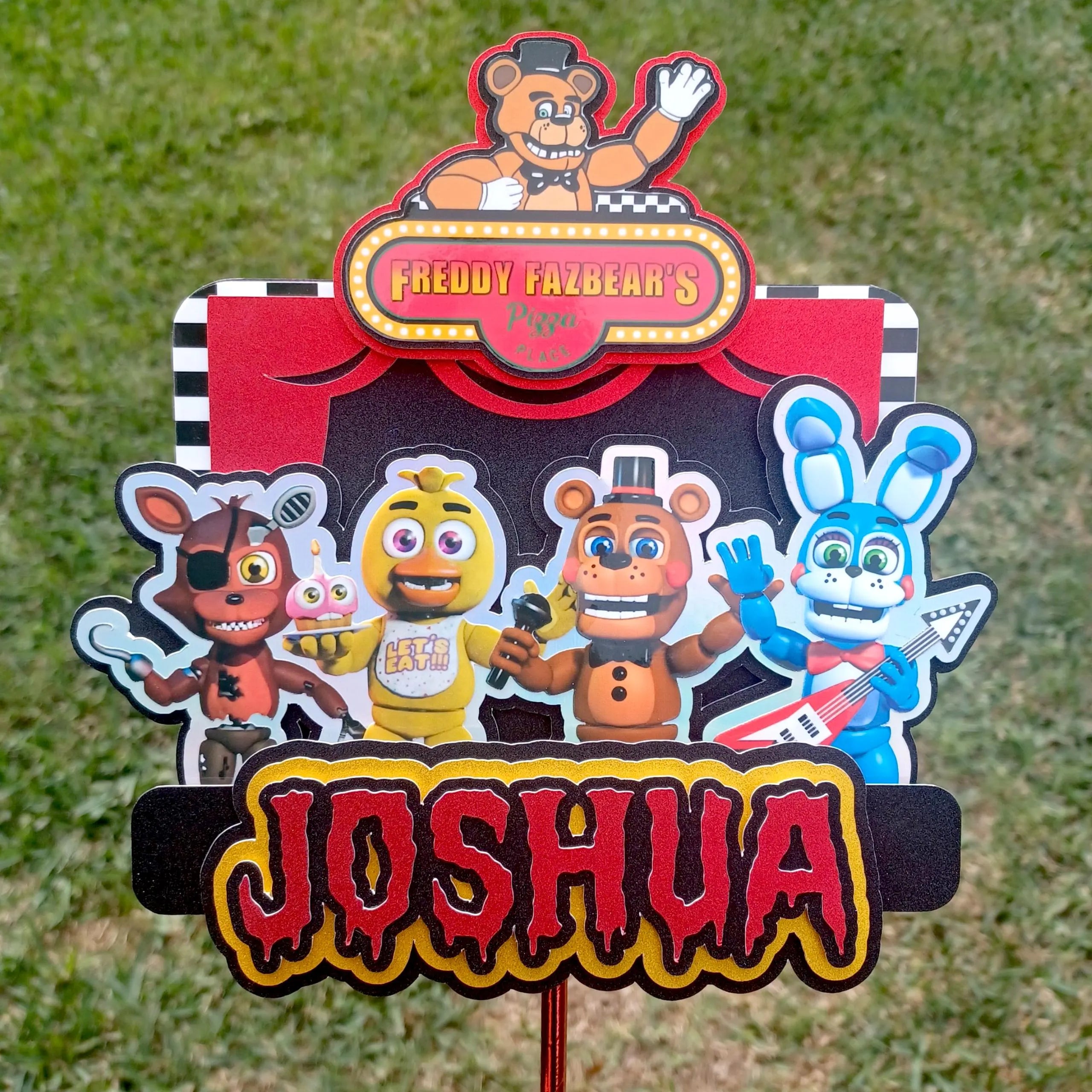 Five Nights At Freddy's Cake Topper