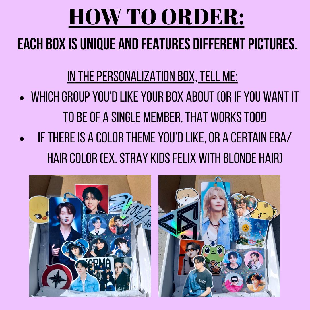 KPOP Gift Set (Any Group Any Member) Not So Mystery Box