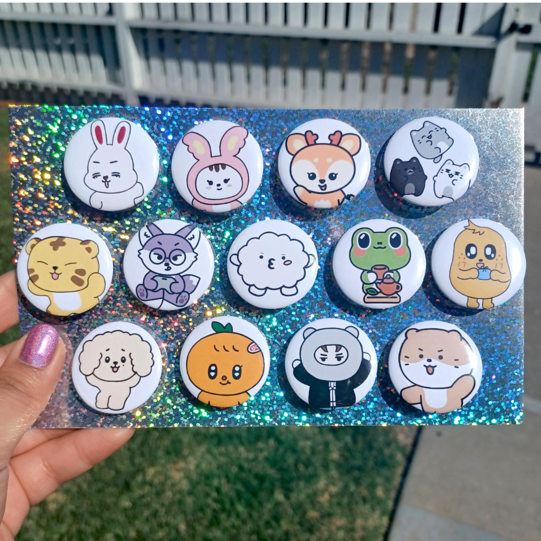 Seventeen Miniteen Badge Buttons (1.25 Inches)