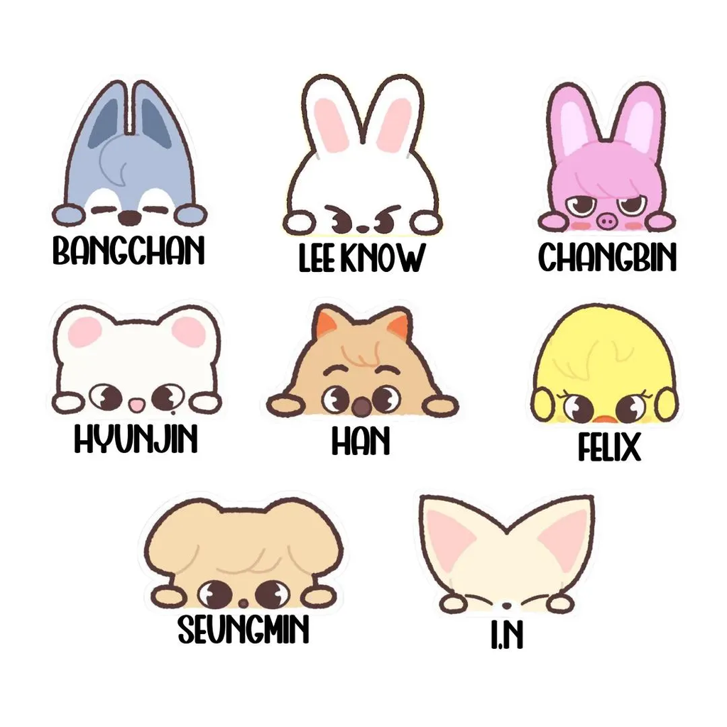 SKZOO Stray Kids Peeker Hair Clips