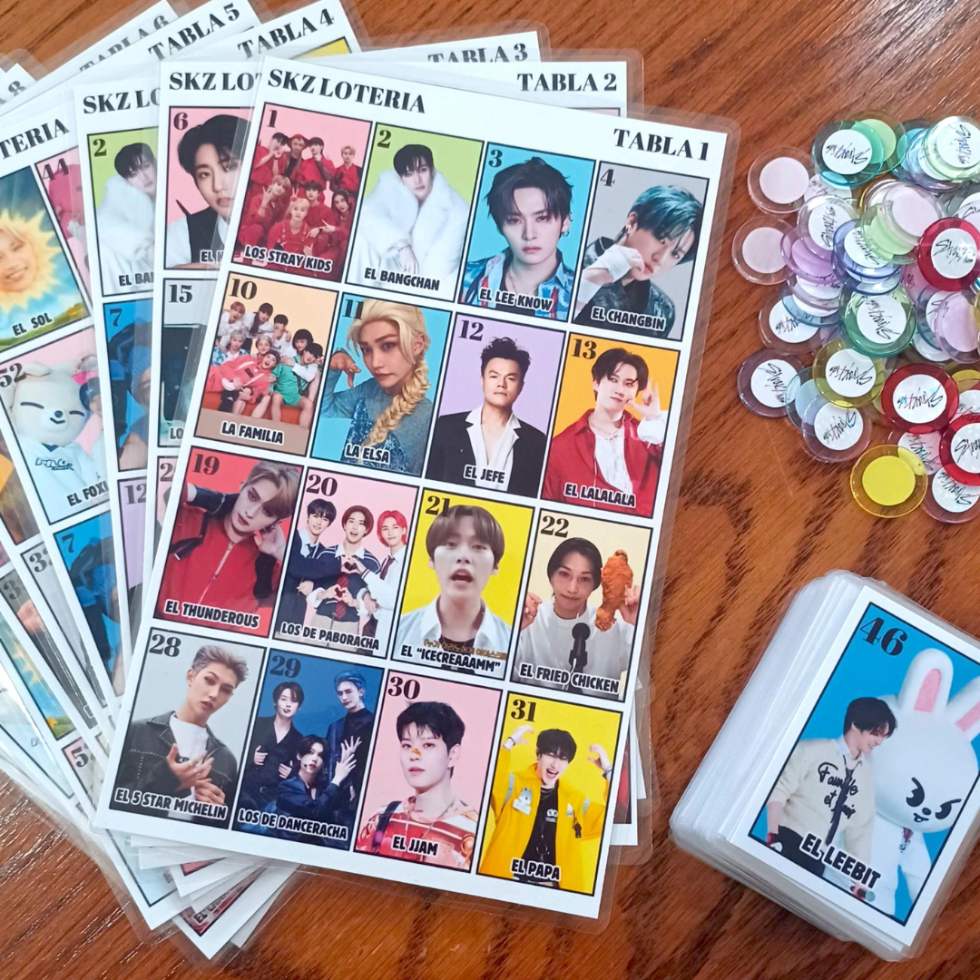 Stray Kids Loteria Bingo Game