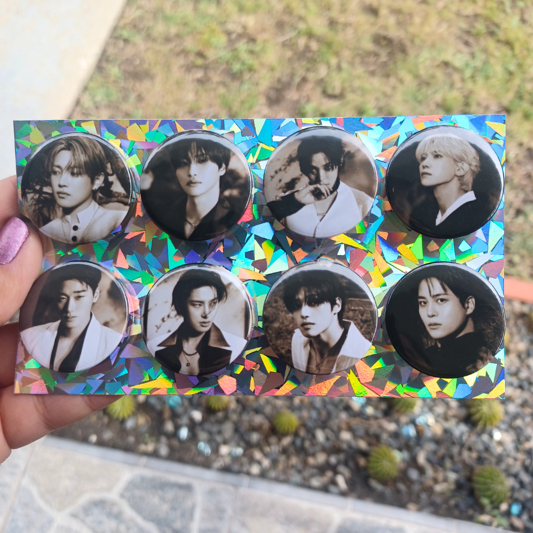 Ateez Golden Hour Part 4 Buttons (Set of 8) CP #1