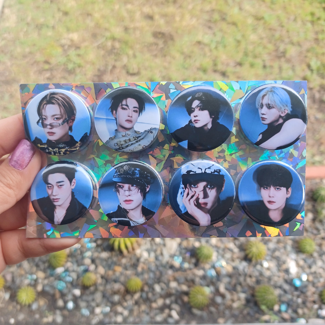 Ateez Golden Hour Part 4 Buttons (Set of 8) CP #3