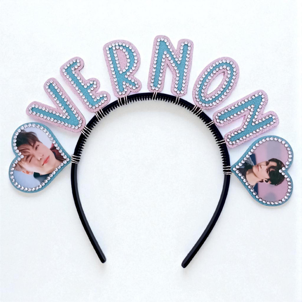 Seventeen Rhinestone Name Headband