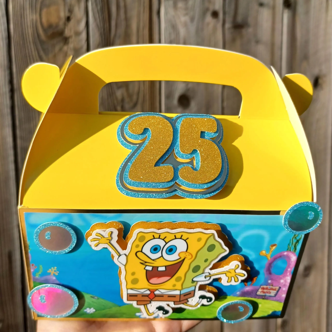 CUSTOM Gable Box (Treat Favor Box/ Table Centerpiece)