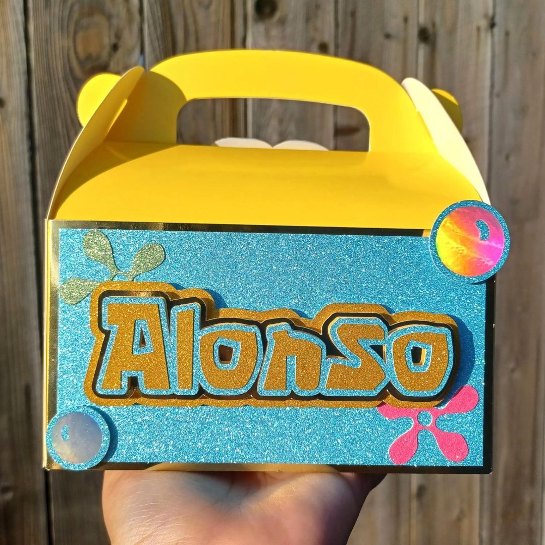 CUSTOM Gable Box (Treat Favor Box/ Table Centerpiece)