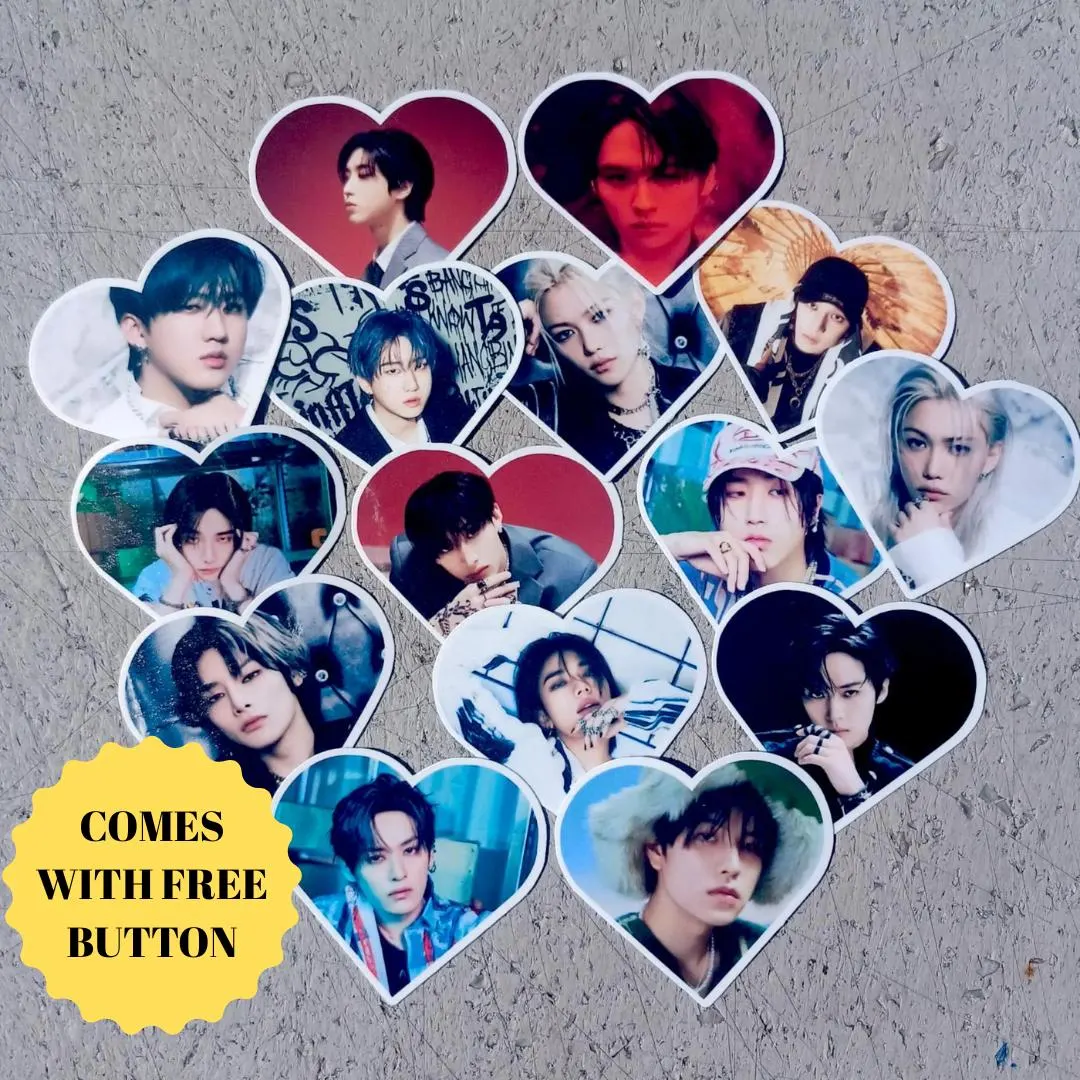 Stray Kids Heart Stickers (Vinyl Waterproof)