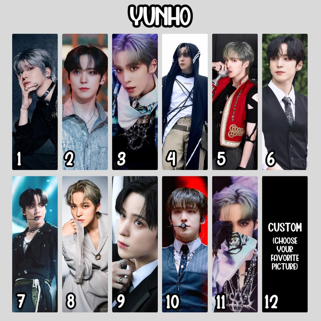 Ateez Bookmark (Double Sided Photo) with Tassel