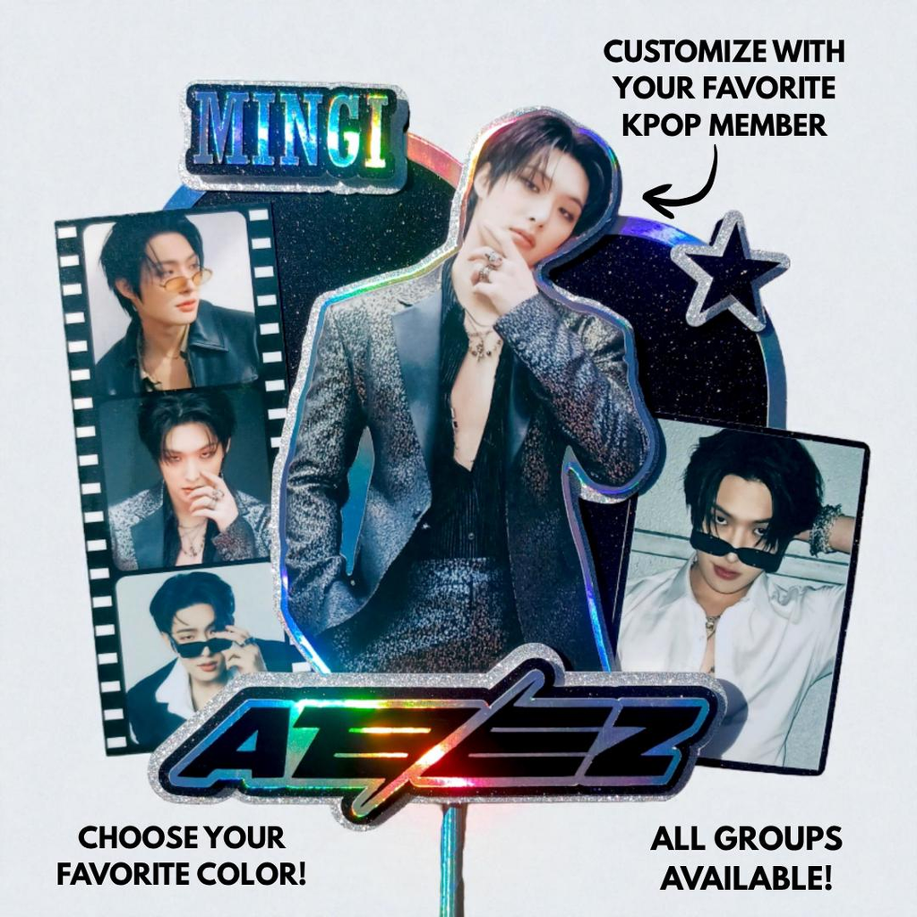 CUSTOM KPOP Photo Cake Topper (Any Group, Any Member)