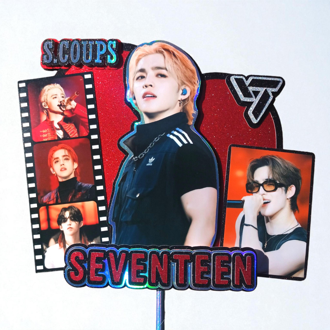 CUSTOM KPOP Photo Cake Topper (Any Group, Any Member)