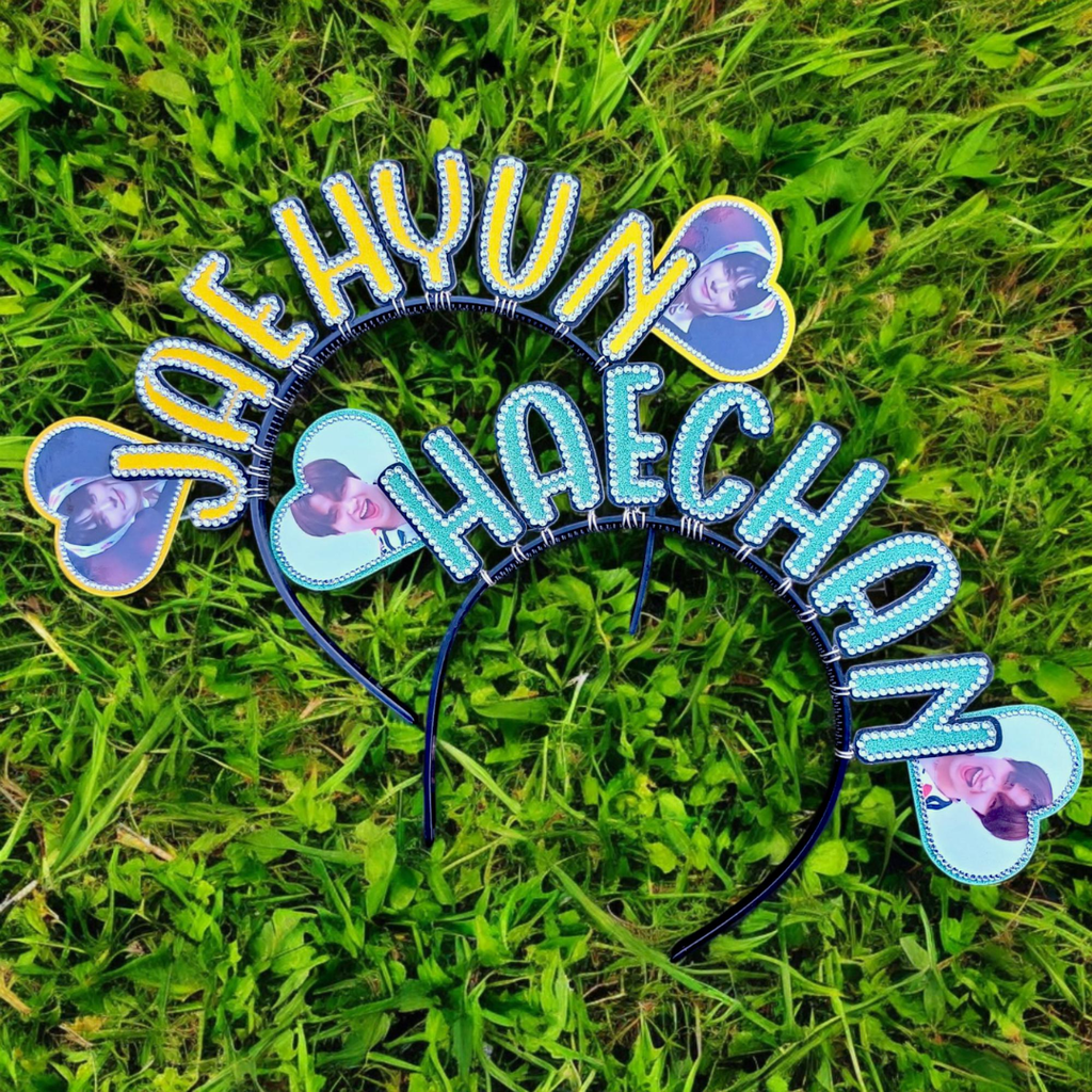 CUSTOM KPOP Bias Name Concert Headband Banner