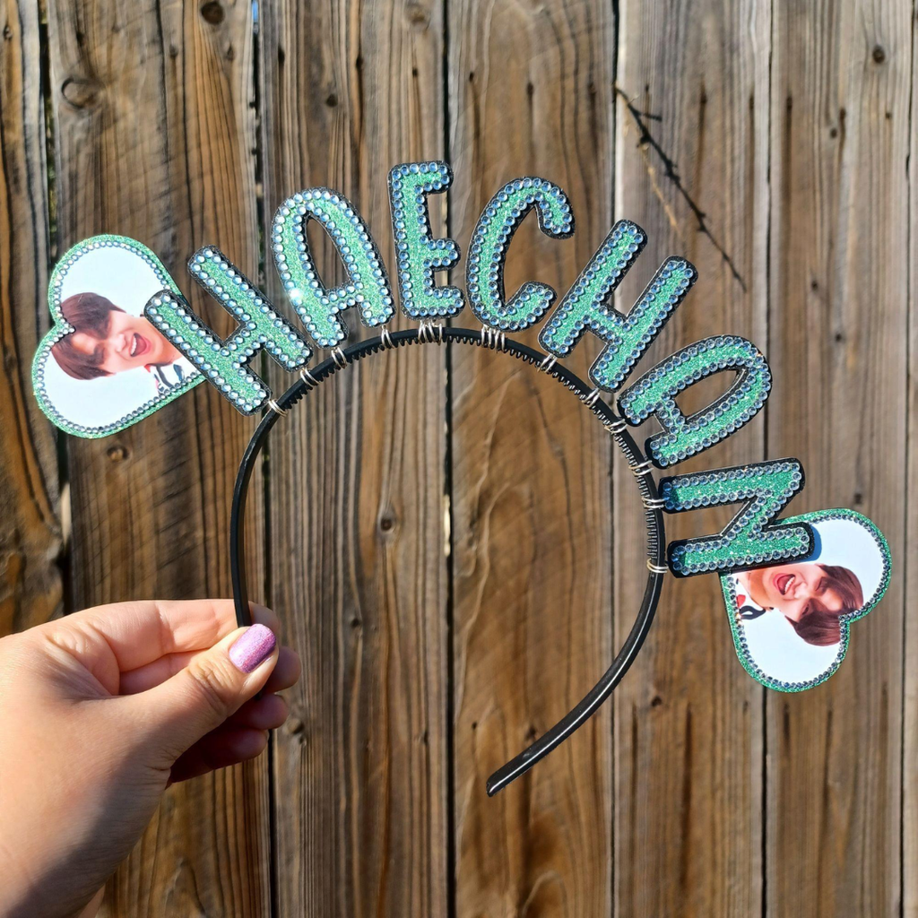 CUSTOM KPOP Bias Name Concert Headband Banner