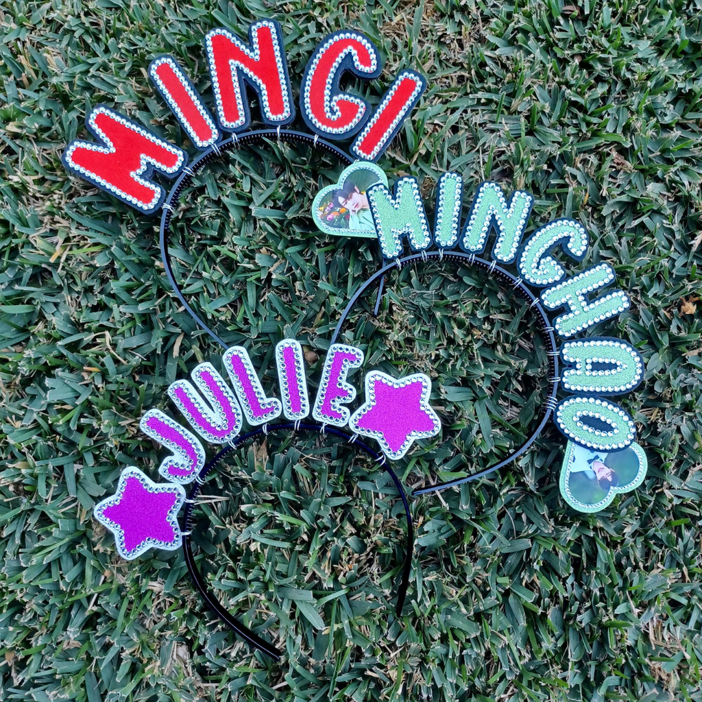 Seventeen Rhinestone Name Headband